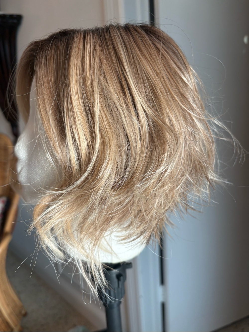 BELLE TRESS LOS ANGELES Raw Sugar Blonde Rooted! Excellent condition! Lace! Mono